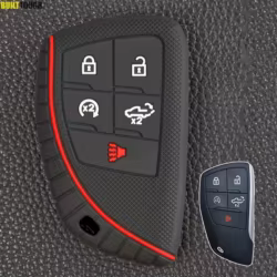 Funda llave silicona 5 botones – Chevrolet Silverado/GMC Sierra