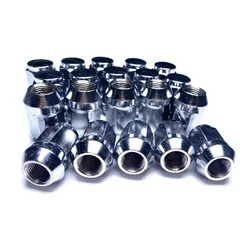 Tuerca de rueda tipo bellota M12x1,25 cromada, hexágono 19 mm