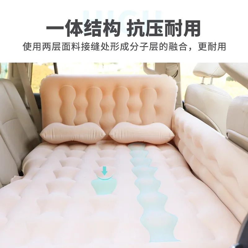Colchón inflable plegable para dormir en asiento trasero de coche - imagen 3