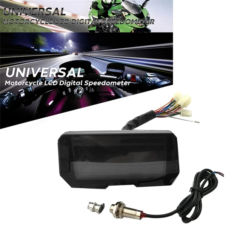 Odómetro y medidor de viaje en velocímetro LCD - detalle