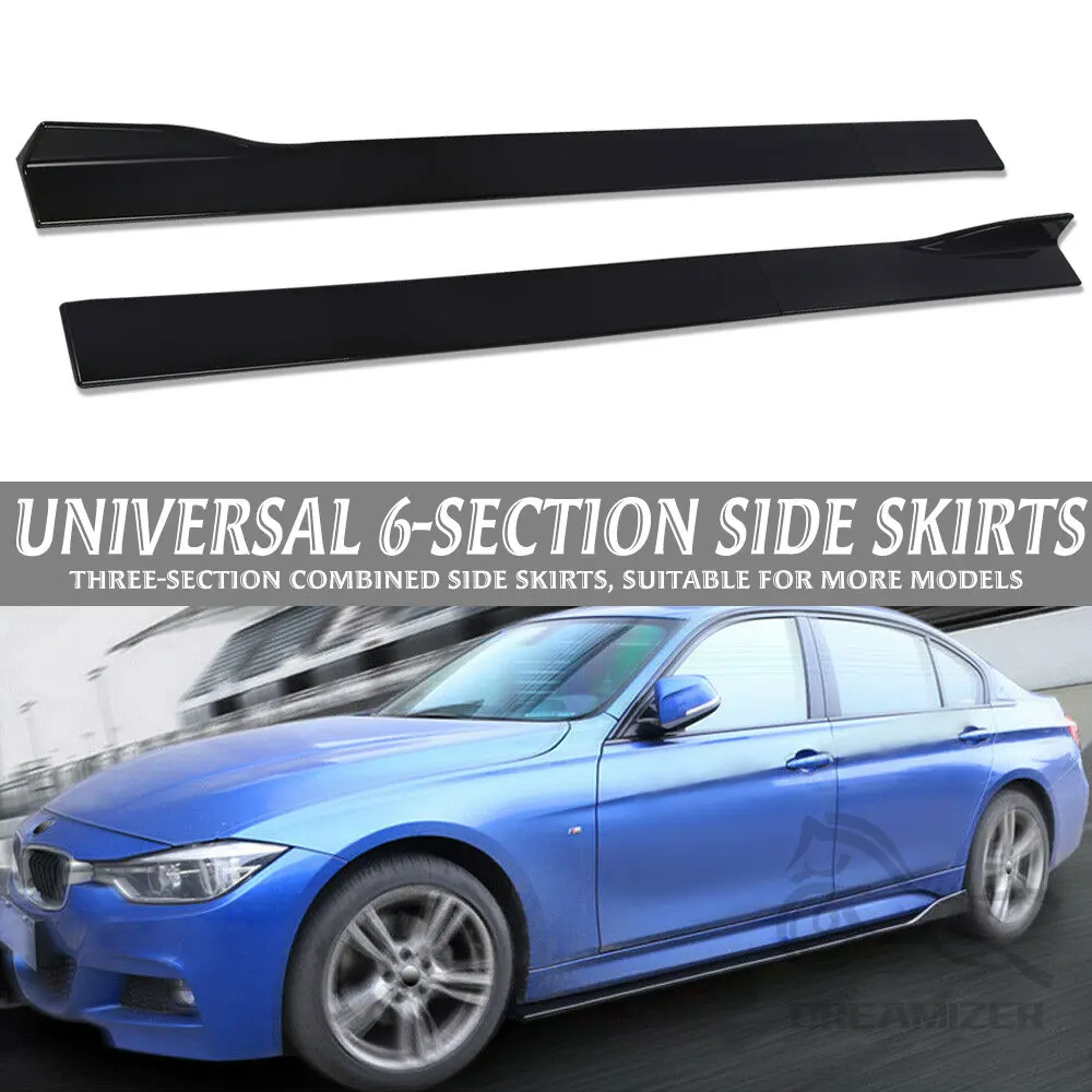 Faldones laterales universales kit estilo BMW F30 delantero para VW