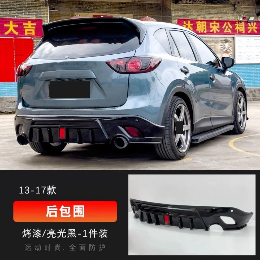 Conjunto de alerón de labio trasero de pala delantera de coche para Mazda CX5 1st 2013-2017 accesorios de automóvil de nuevo estilo modificado - imagen 3