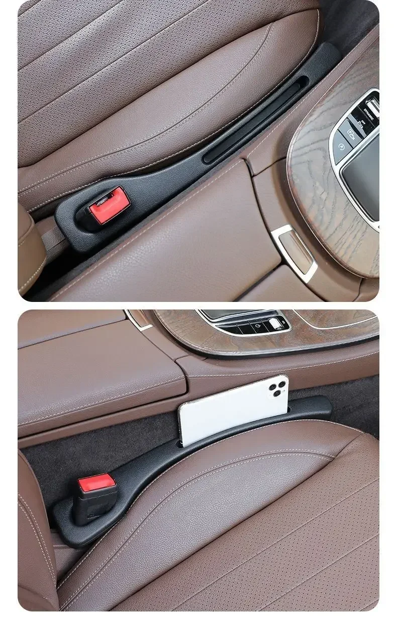 Asiento de coche Gap Stuff costura lateral PU relleno de espacio de coche almacenamiento de espacio de asiento a prueba de fugas para VW Tiguan Mk2 accesorios interiores de coche - imagen 4