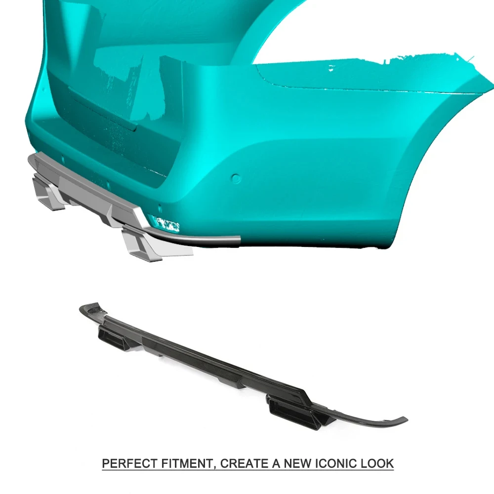 Difusor labios trasero fibra carbono Mercedes V-Class W447 - imagen 3
