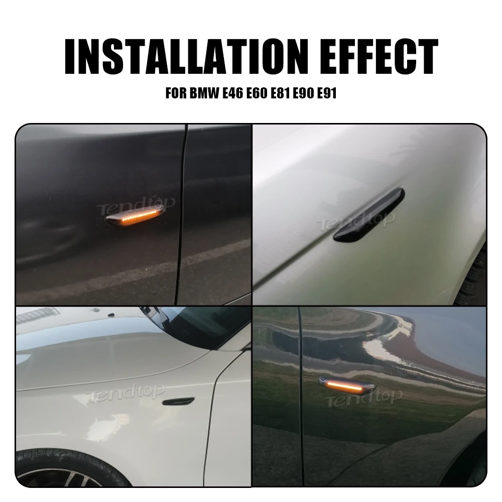 Luz LED intermitente secuencial lateral para BMW Serie 1 3 5 X1 X3 - imagen 5
