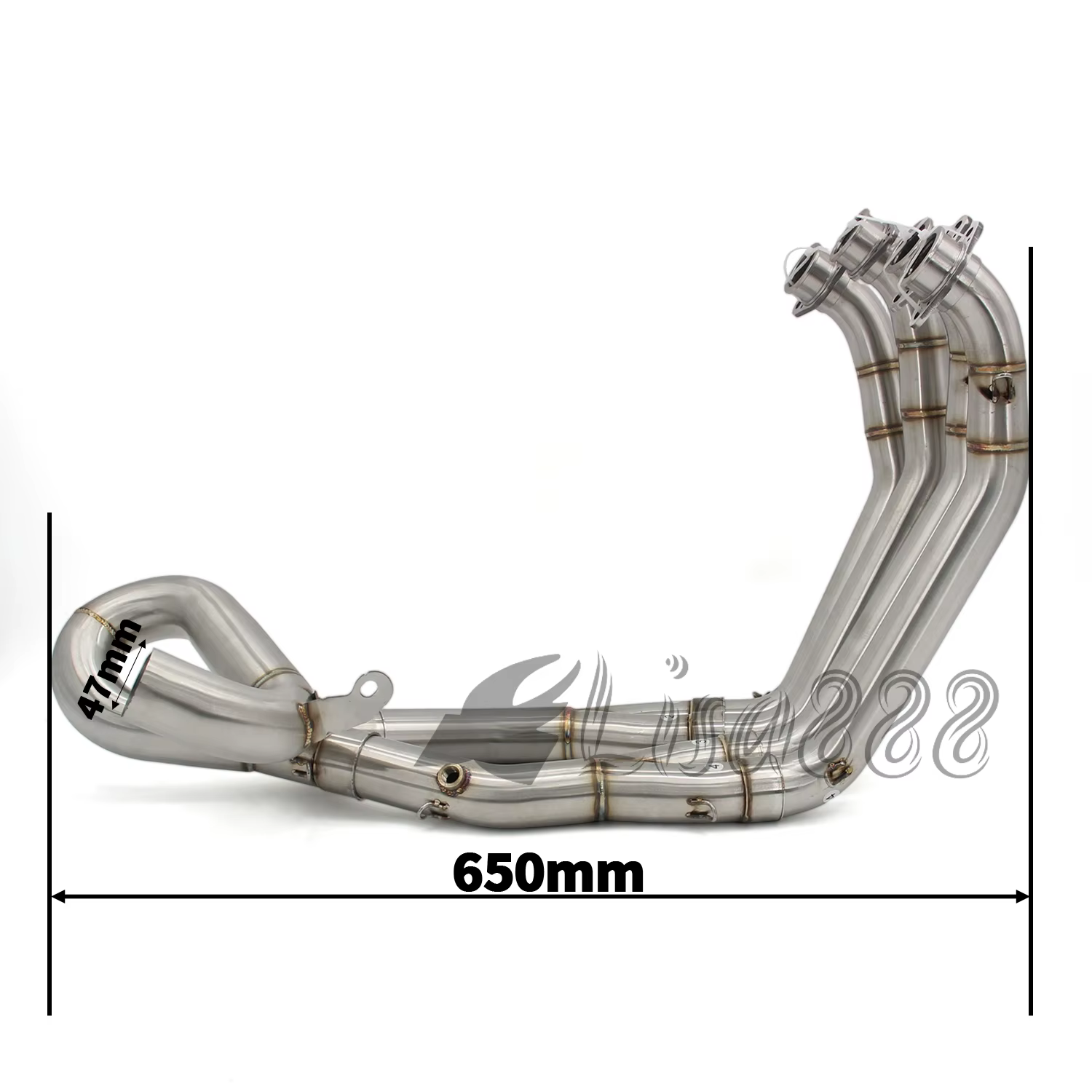Tubo conexión escape acero inoxidable Honda CBR1000 2018-2025 - imagen 2