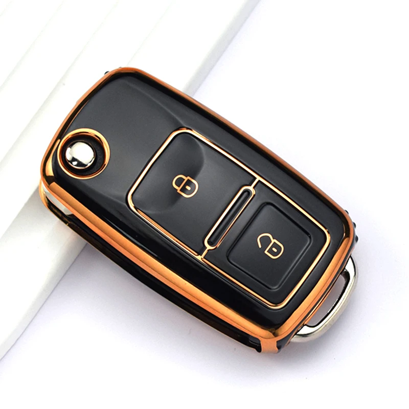 Funda protectora colocada en una llave de vehículo