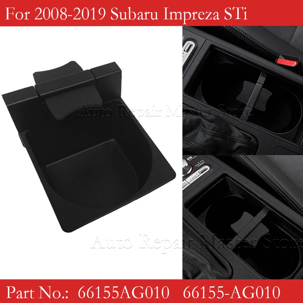 66155AG010 compartimento central portavasos inserto 66155-AG010 accesorios de coche 66155-AG010 para Subaru 2008-2019 Impreza STi