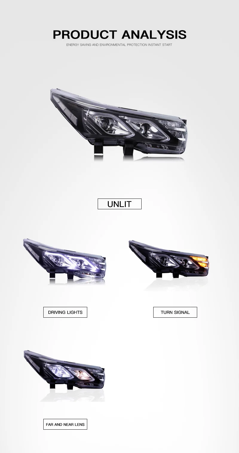 Faros LED antiniebla Sewiyolin para Toyota Corolla