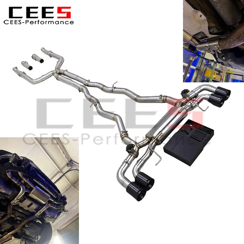 Cees Escape trasero con válvula de sonido – BMW M850i G14/G15/G16 4.4T