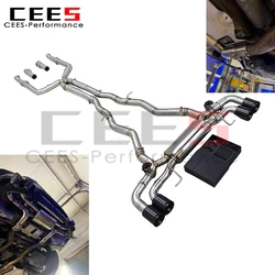 Cees Escape trasero con válvula de sonido – BMW M850i G14/G15/G16 4.4T