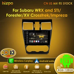 Radio Android 2DIN Hizpo GPS CarPlay – Subaru Forester XV 2015-2018