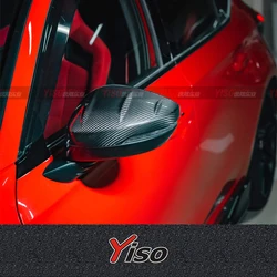 Retrovisor estilo Mugen de fibra de carbono para Civic Type R FL5