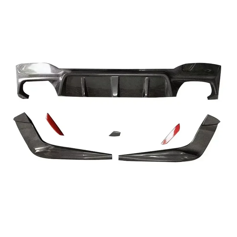Kit labio trasero fibra de carbono deportivo para BMW M5 F90 G30 G38 - imagen 4
