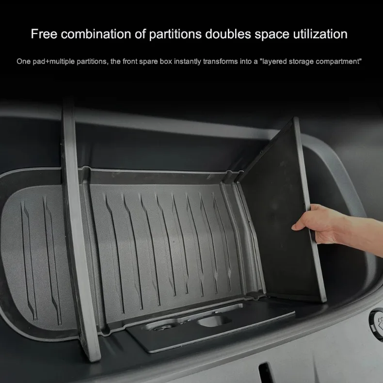 Bandeja organizadora TPE para el frunk del Tesla Model Y Juniper 2025