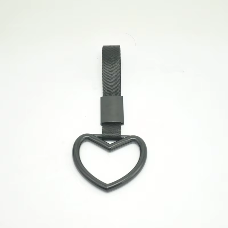 Anillo Tsurikawa JDM rosa con forma de corazón para coche - imagen 5