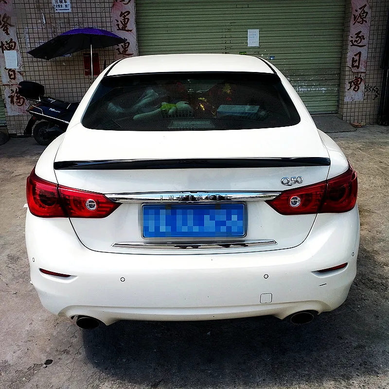 Alerón trasero ABS efecto carbono para Infiniti Q50 2014-2021 - imagen 4