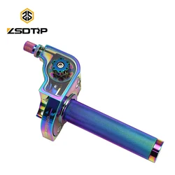 Puños de acelerador ZSDTRP de aluminio CNC para manillar 22 mm