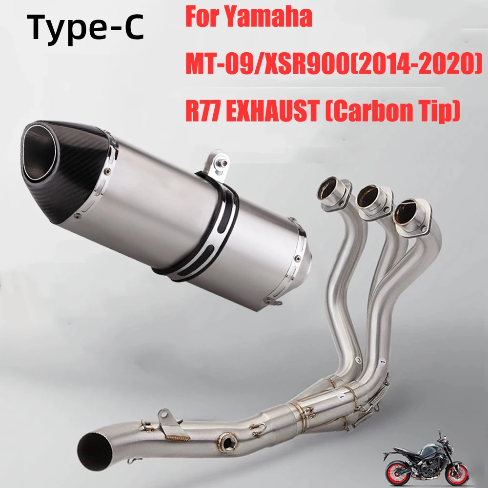Silenciador de escape universal 51 mm para Yamaha MT-09, FZ-09 y XSR900 - imagen 5