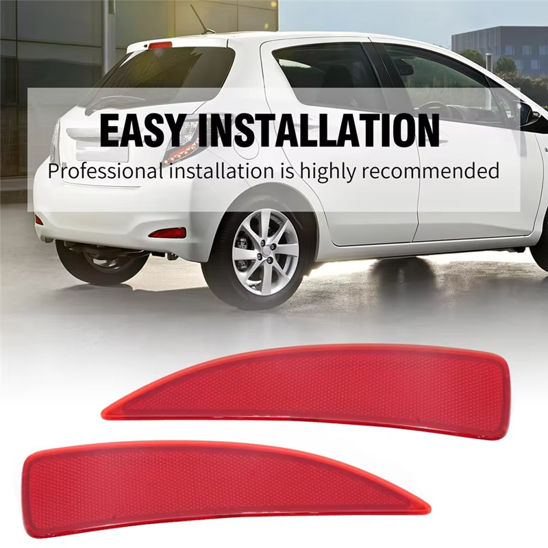 Reflectores de parachoques trasero Toyota Yaris 2012-2014 - imagen 3