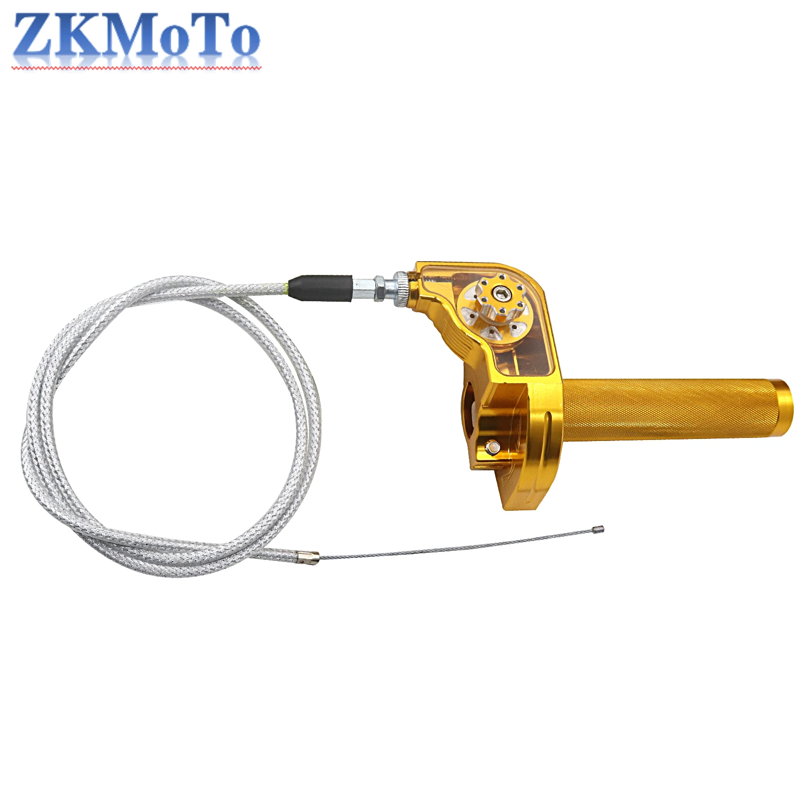 Acelerador universal aluminio CNC moto – empuñadura giratoria - imagen 3