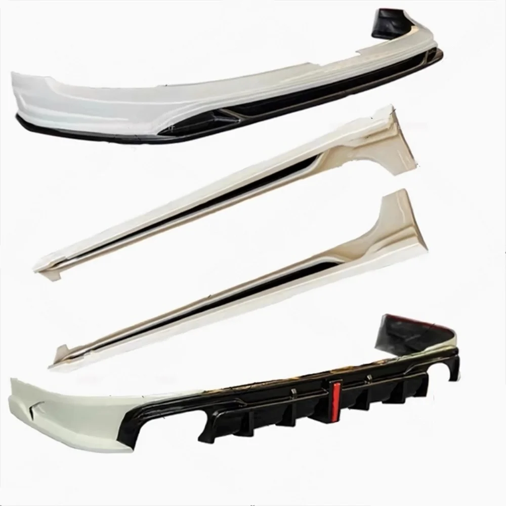Kit deportivo Kia Besturn B70 con splitter frontal, alerón y faldones