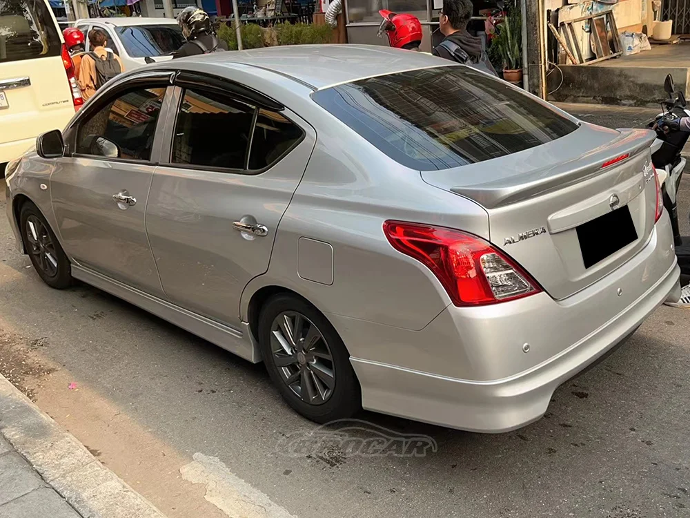 Alerón de maletero ABS negro brillante para Nissan Versa 2011-2017 - imagen 3