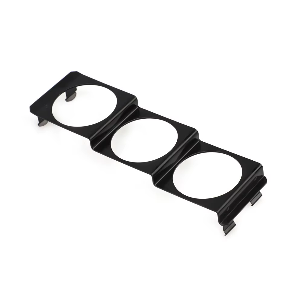 Panel triple para relojes 52 mm, soporte metálico universal 1 DIN - imagen 4