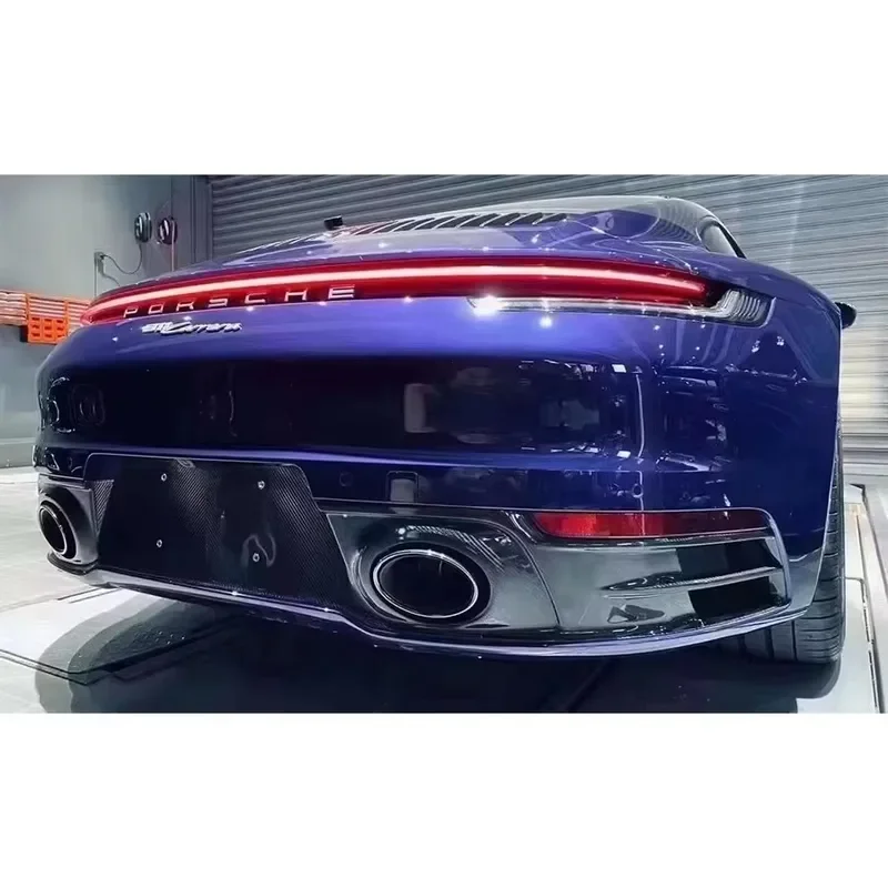 Difusor trasero de fibra de carbono para Porsche 911 992 - imagen 5