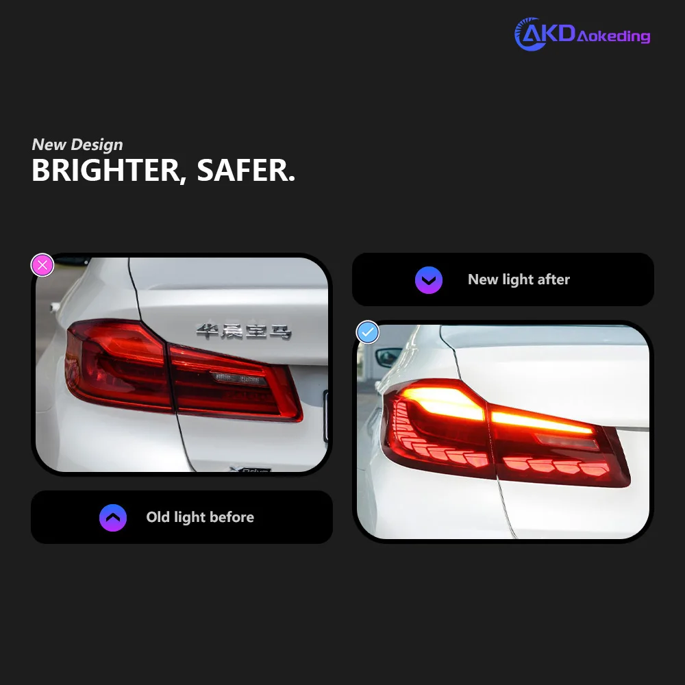 Luz trasera LED dinámica para BMW Serie 5 G30 - imagen 2