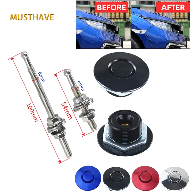 Kit pestillo rápido de capó Universal – palanquilla en aluminio