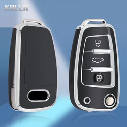 Funda de llave TPU Audi A3 8L/8P, A4 B6-B8, A6 C5-C6, TT, Q3, Q7
