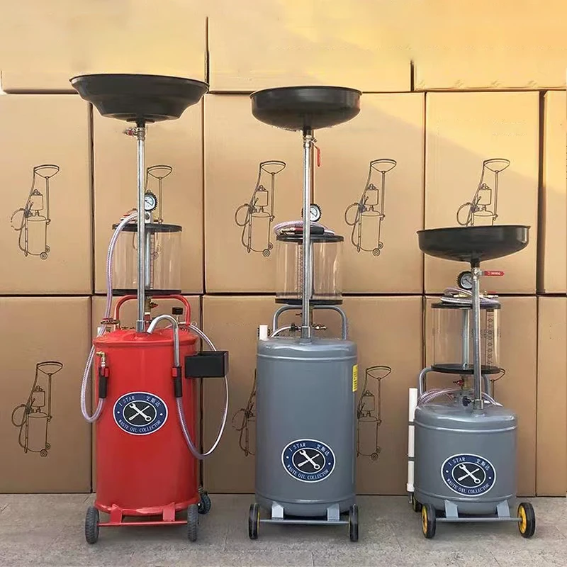 Máquina neumática de bombeo y recuperación de aceite de 80 litros