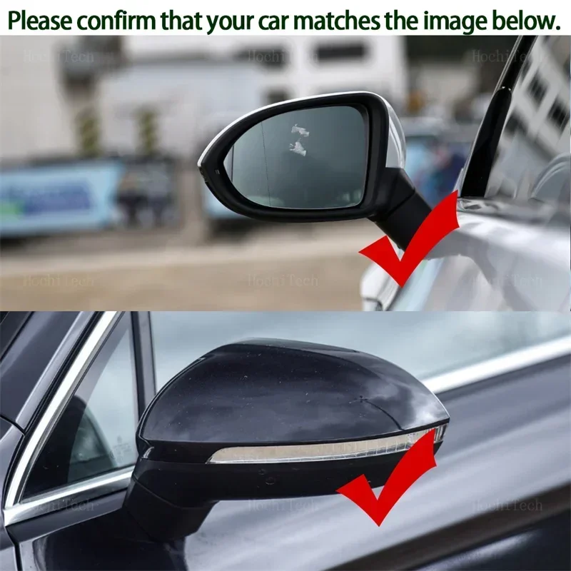 Cristal de retrovisor calefactable VW Passat B8 y Arteon, izq./der. - imagen 2