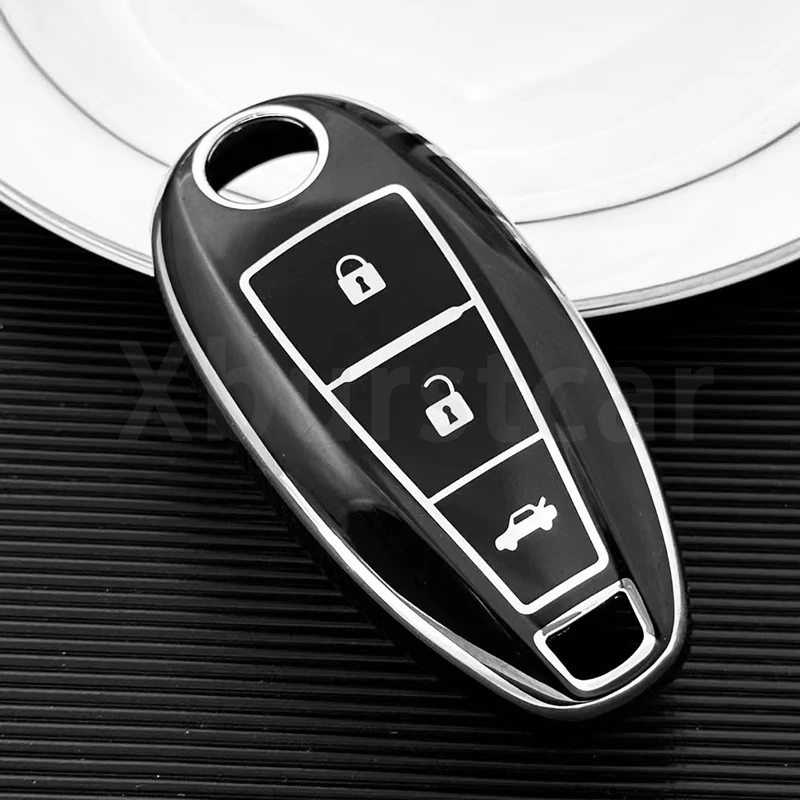 Carcasa llave Suzuki Vitara Swift Ignis Kizashi SX4 TPU 3 botones - imagen 4