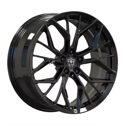 Llantas deportivas de aleación forjada negras para Honda Civic