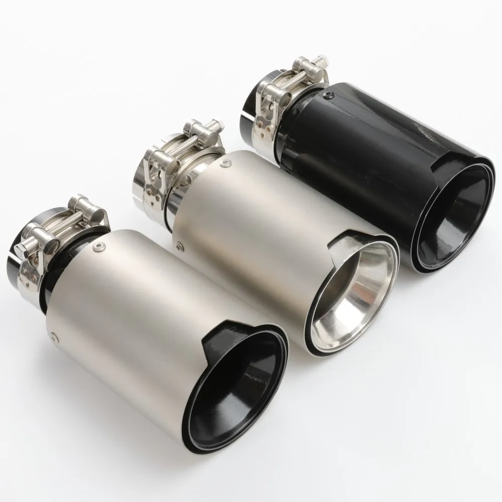 Puntas de escape universales acero inoxidable para BMW M3 M4 M5 M6 - imagen 3