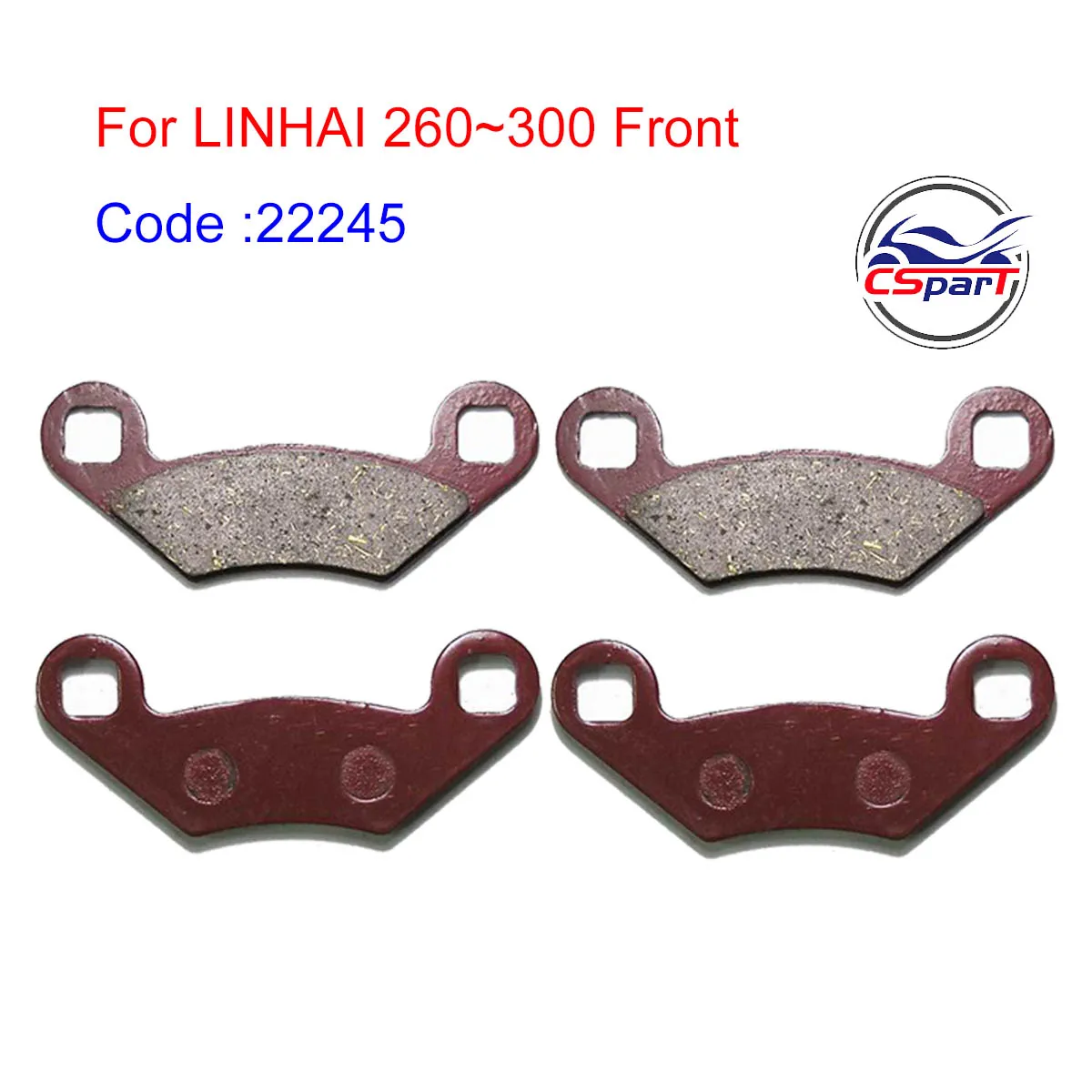 Pastillas de freno delanteras Linhai ATV 260/300 cc