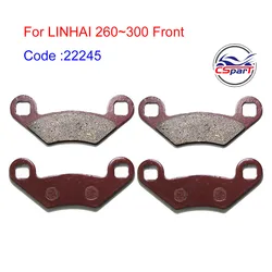 Pastillas de freno delanteras Linhai ATV 260/300 cc