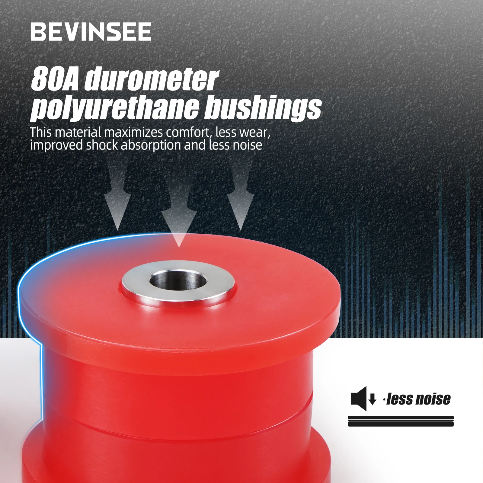 BEVINSEE Bujes poliuretano brazo arrastre BMW E36/E46/X3 - imagen 4