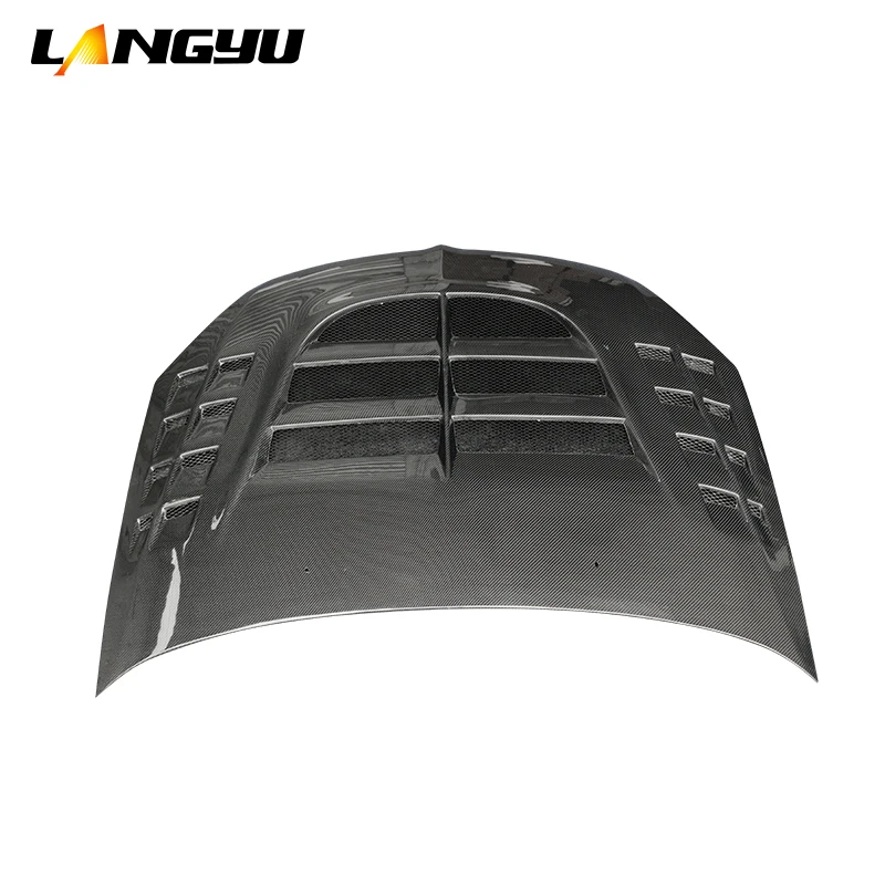 2006-2015 sistemas de carrocería de coche capó de cubierta de motor capó delantero estilo LY de fibra de carbono para capó de motor Mitsubishi Lancer CS3 - imagen 3