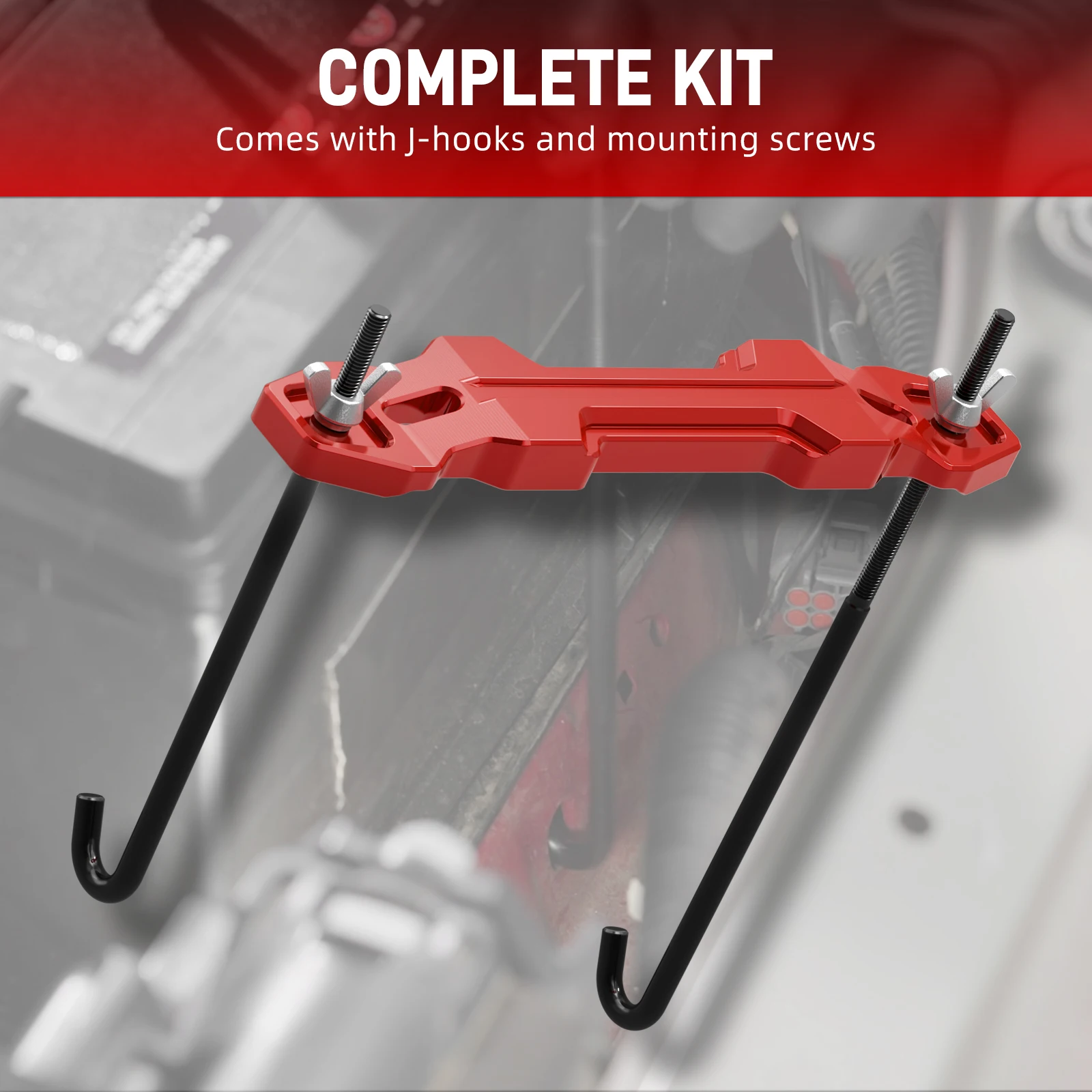 Kit sujeción batería BEVINSEE de aluminio – Toyota 4Runner 4.0 V6 - imagen 2
