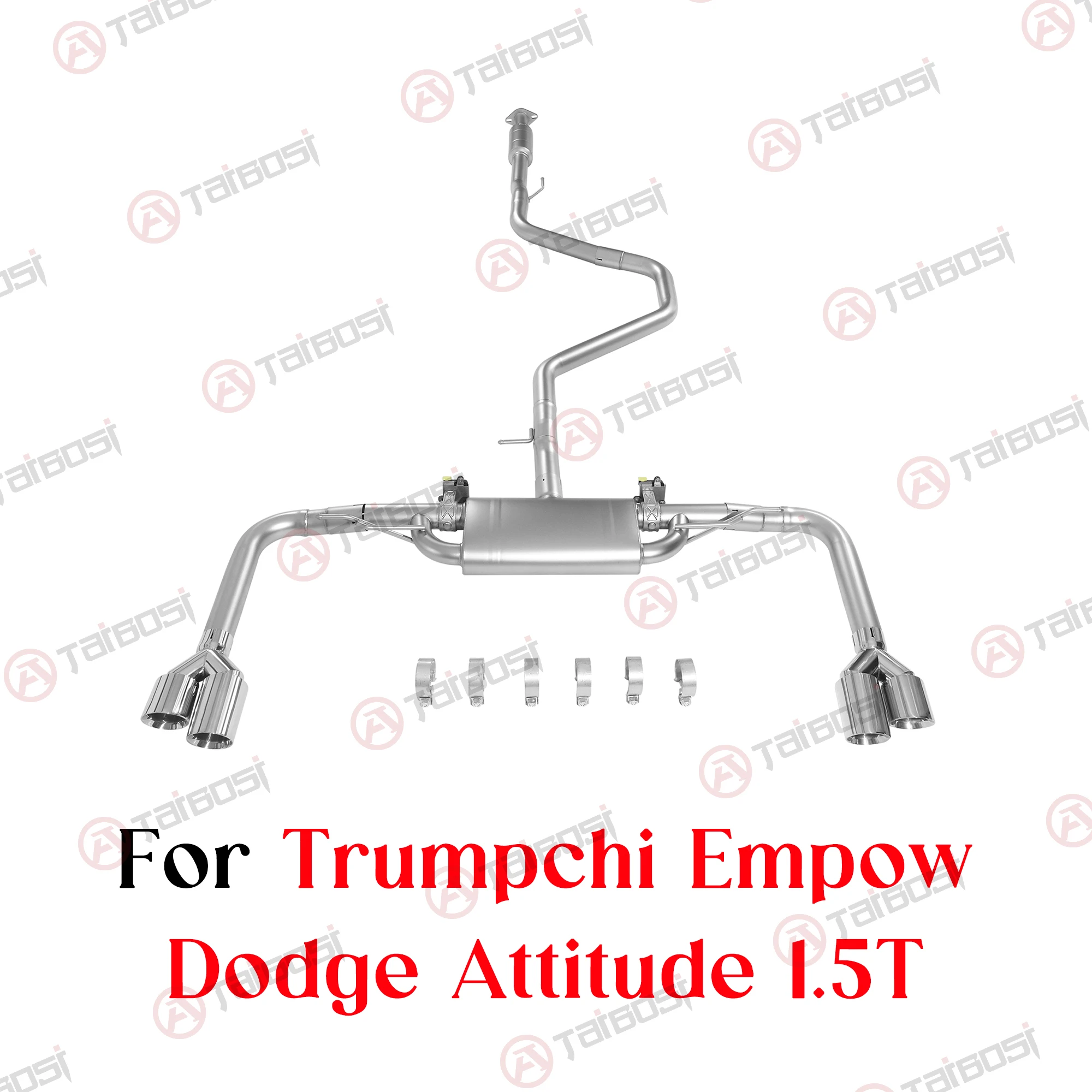 Escape catback Taibosi con válvula eléctrica para Trumpchi Empow 1.5 T