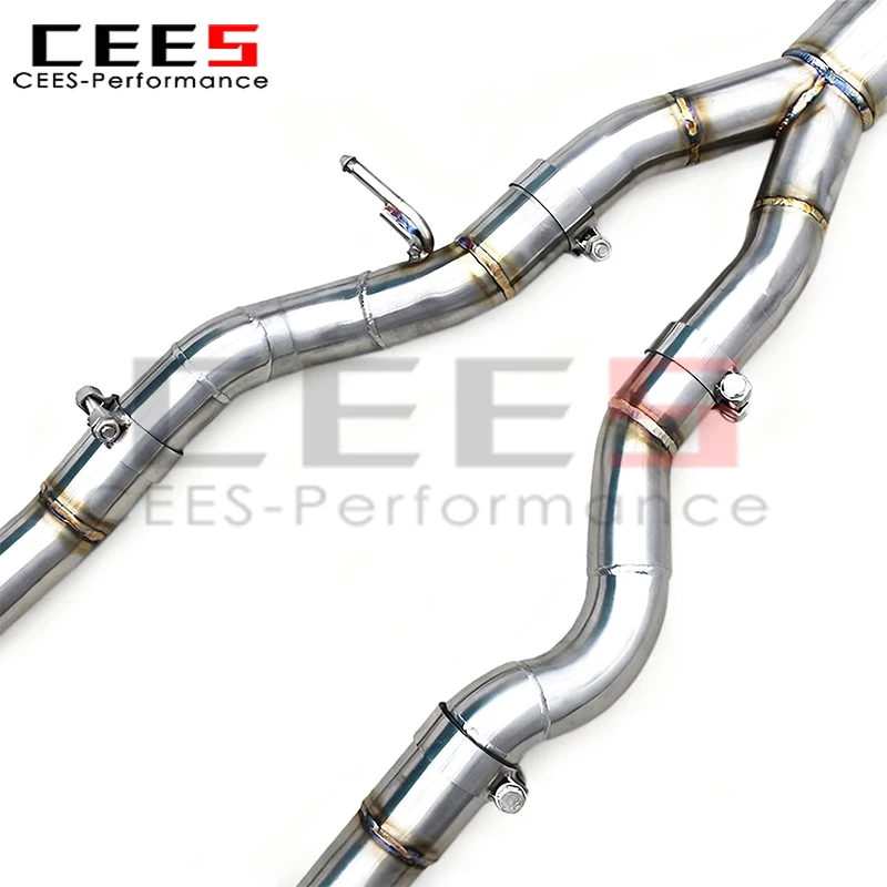 CEES sistema de escape cat-back valvulado para Jaguar F-Type V8 5.0 - imagen 5