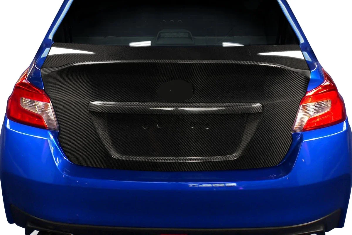 Tapa de maletero de fibra de carbono para Subaru WRX STI 2015-2021 - imagen 3