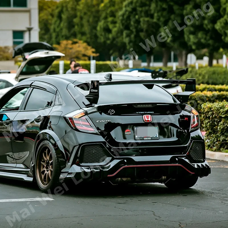 Alerón trasero Mugen ABS – Honda Civic X Hatchback 2016-2021 - imagen 4