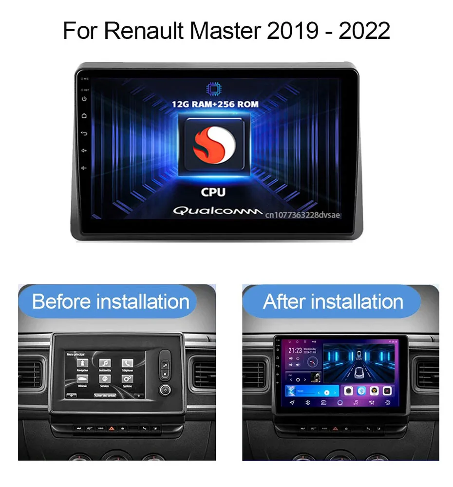 Radio RSNAVI para Renault Master