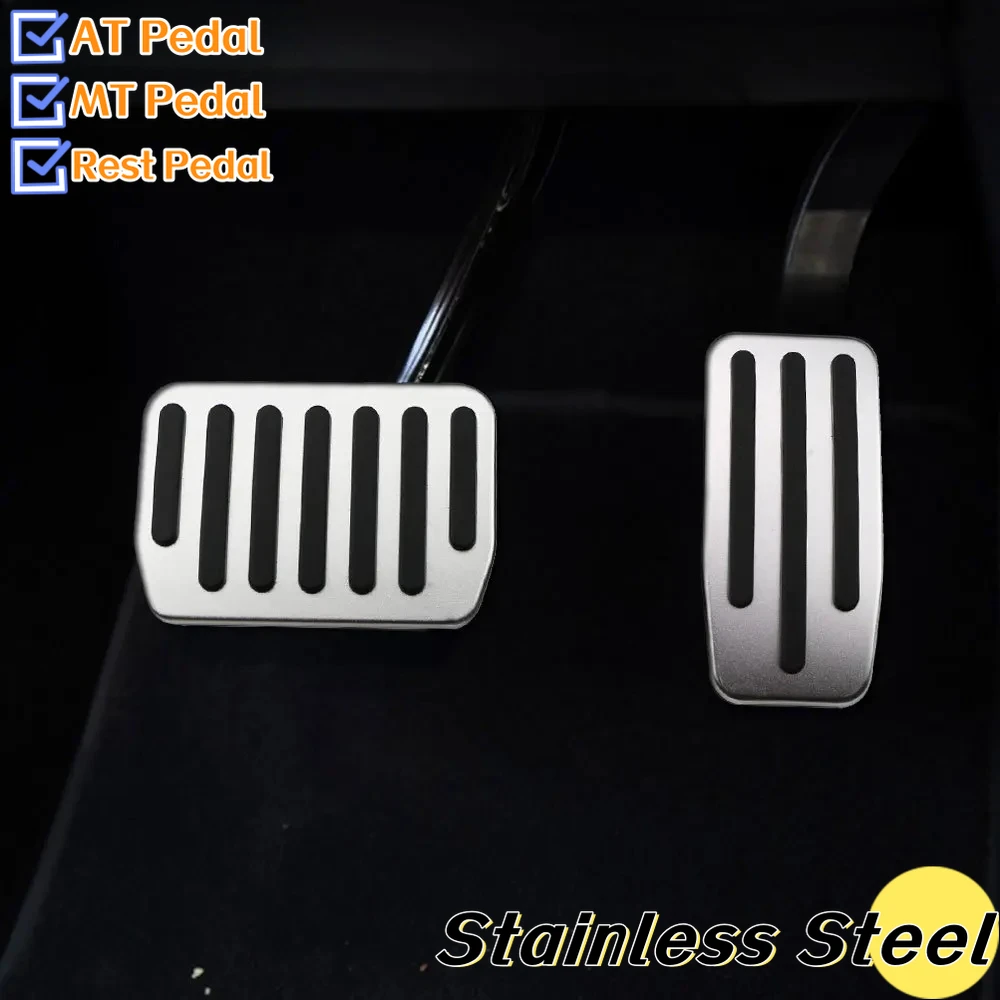 Pedales de acero inoxidable Tesla Model S/X 2016-2022 - acelerador - imagen 3