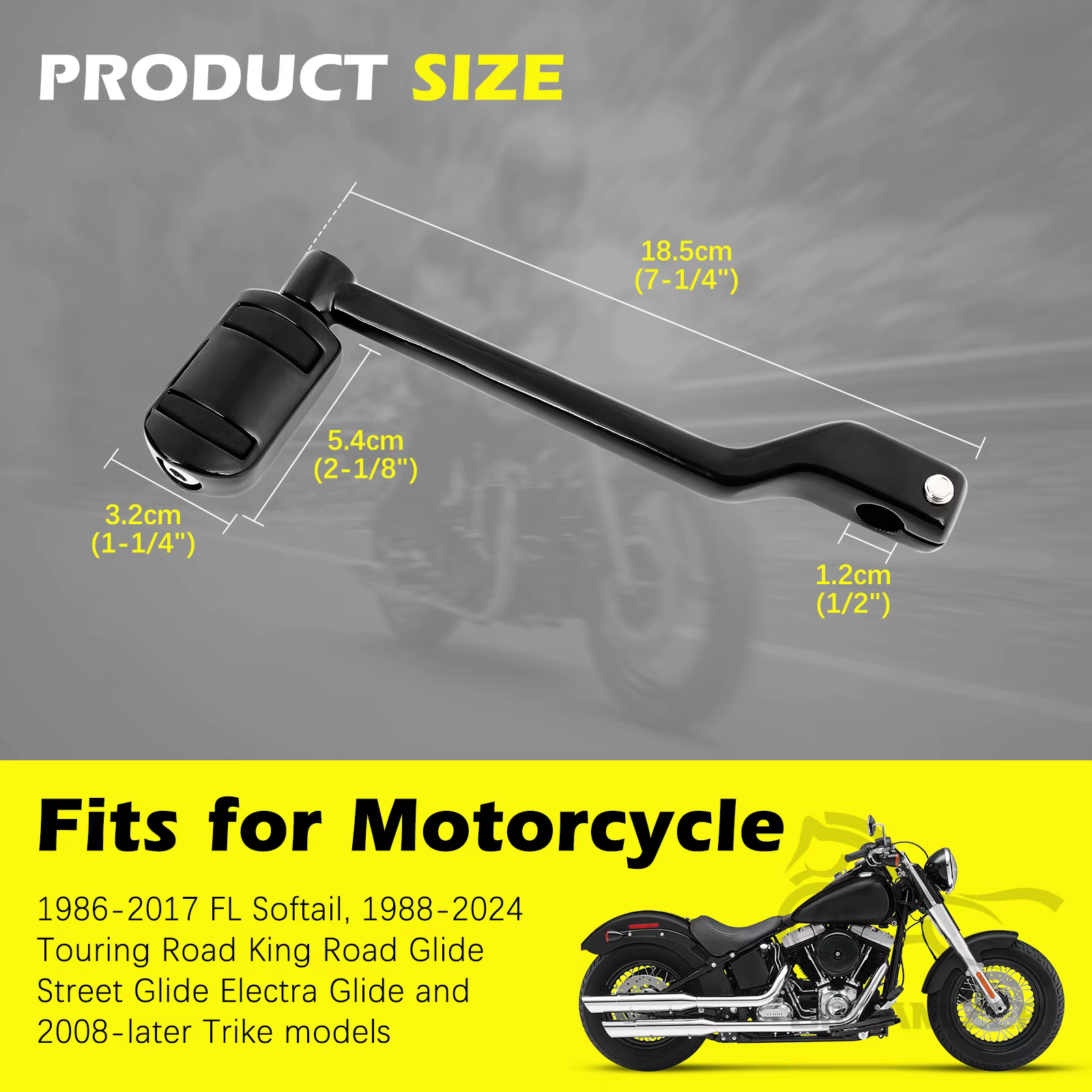 Palanca de cambio para Harley Touring FL Softail Trike 1988-2020 - imagen 5