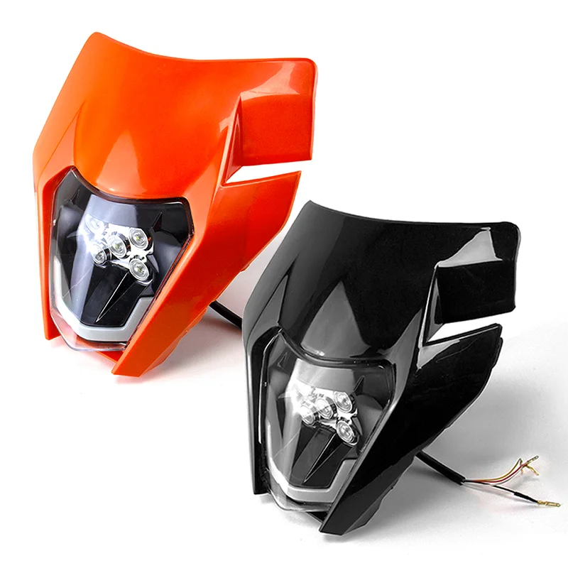 Faro LED con máscara para Honda CG125-1 y KTM EXC/SX - imagen 3